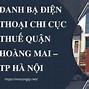 Danh Bạ Chi Cục Thuế Quận Hà Đông