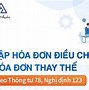 Hướng Dẫn Lập Hóa Đơn Điều Chỉnh Viettel