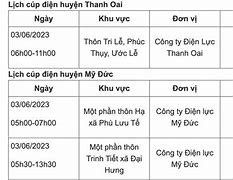 Lịch Cắt Điện Hưng Nhân Hưng Hà Thái Bình